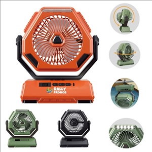Outdoors Portable Fan With LED